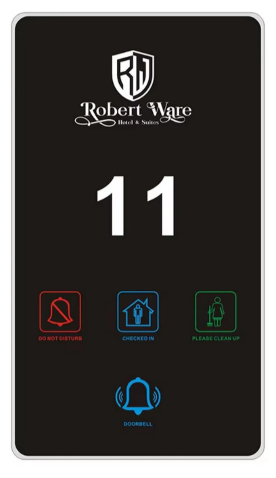 Smart Hotel Room Status Door Plate